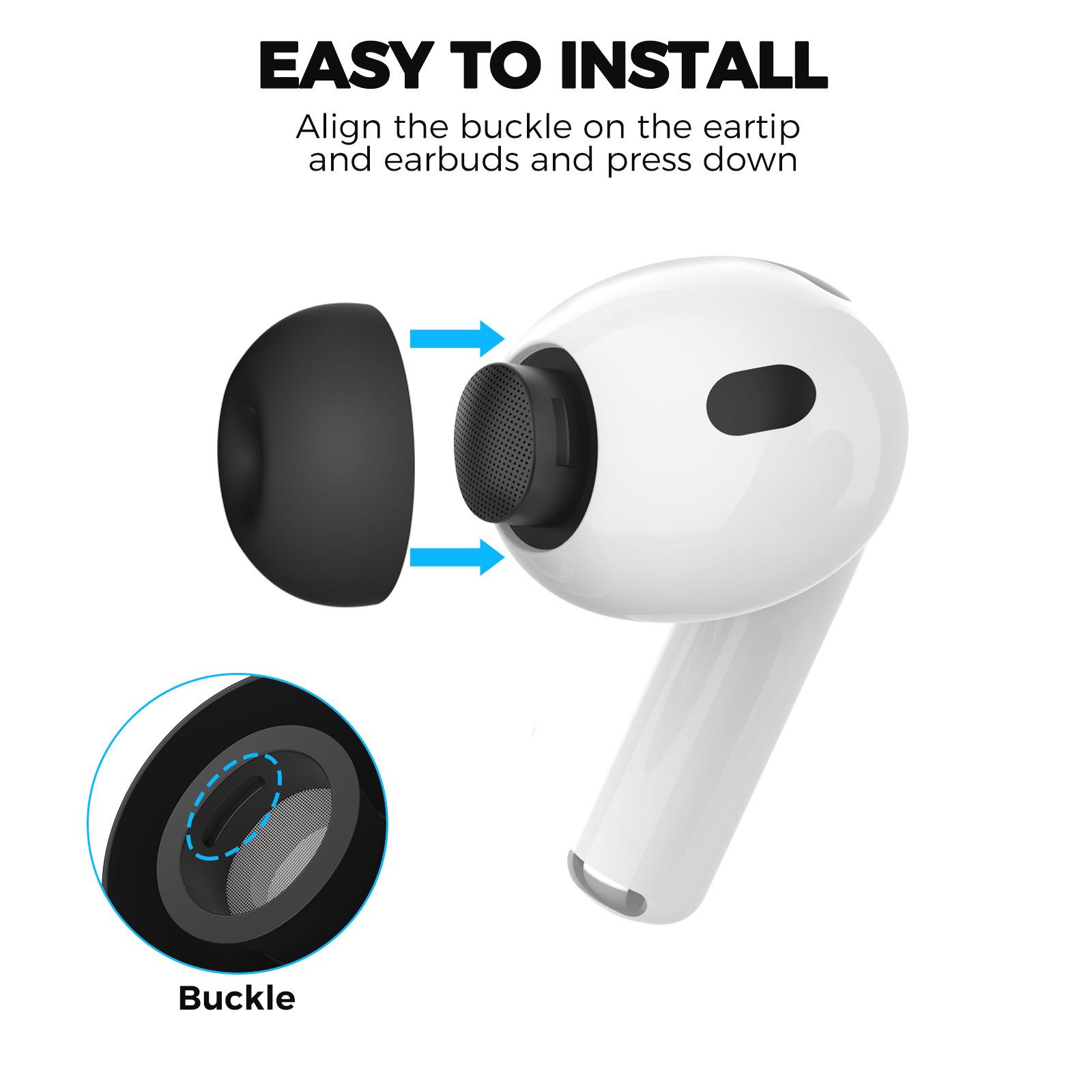 AirPods Pro 3 XDケース用交換用シリコンイヤー - Silicone Ear Tip Replacement のレビューと価格