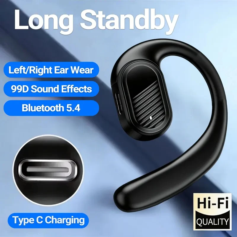 Bluetooth 5.4 オープンワイヤレスイヤホン左右耳 - Bluetooth Headset On Ear のレビューと価格