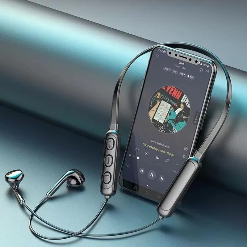 スポーツフィットネスオーディオアクセサリー首掛け式Bluet - Bluetooth Headset On Ear のレビューと価格