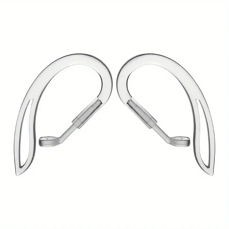 1/2 ペア透明イヤーフックソフトシリコンアンチスリップスポ - Sports Earphone Hook のレビューと価格