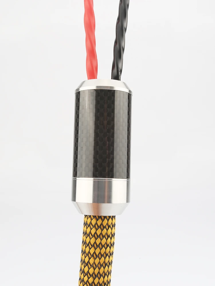 オーディオスピーカーケーブル用カーボンファイバーパンツブーツ - Audio Splitter Y のレビューと価格