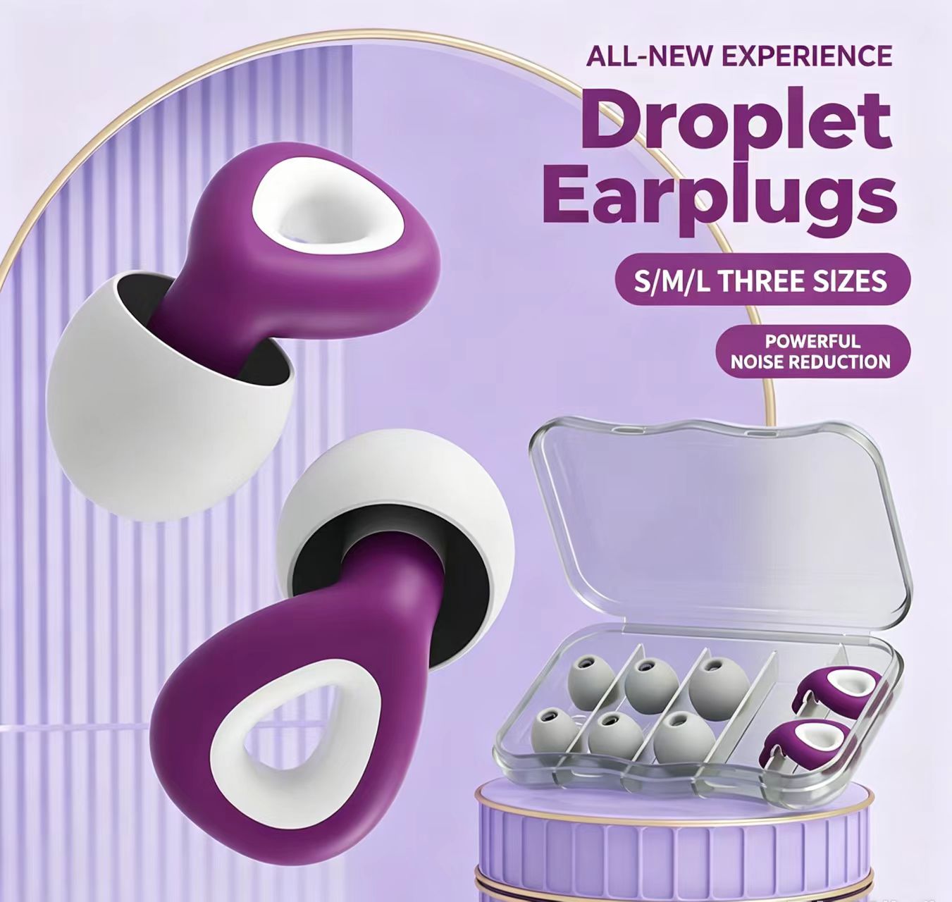 ES300-ソフトシリコン製ノイズリダクション耳栓 再利用可 - Silicone Ear Tip Replacement のレビューと価格