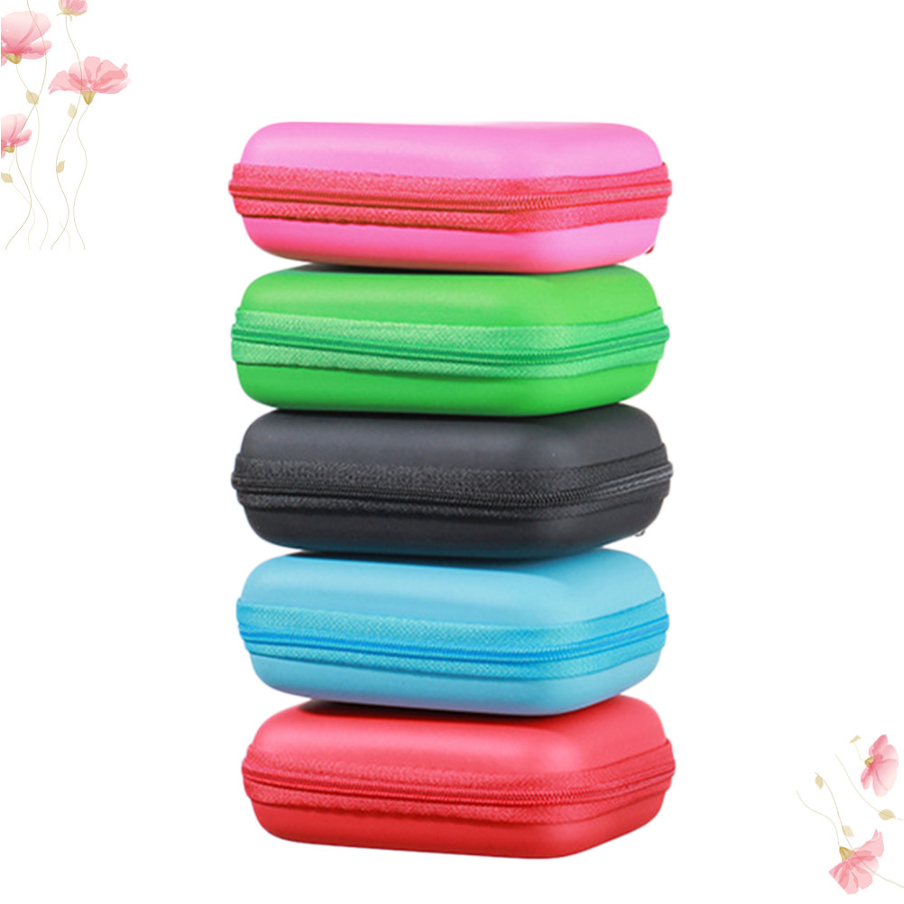 2個入り 旅行に便利なEVAヘッドホン収納ポーチ コンパクト - Headphone Case Hard のレビューと価格