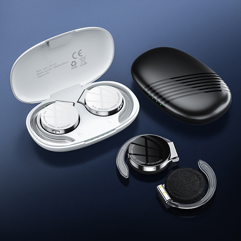 Bluetoothワイヤレスヘッドセットf2tws,サウンド - Sports Earphone Hook のレビューと価格