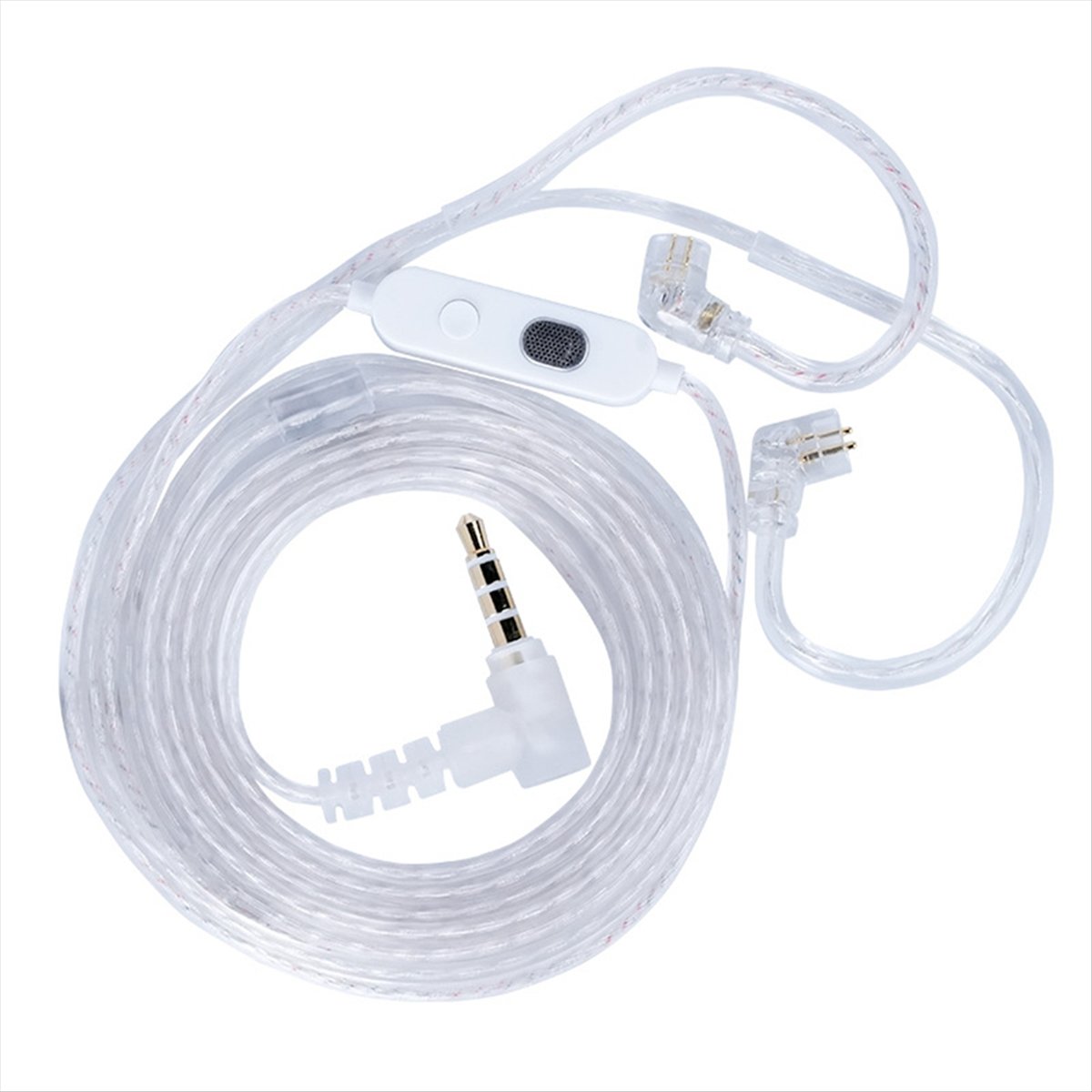 ABAN ヘッドフォンコード M2 デュアルマイク銀メッキケ - Wired Earphone Mic のレビューと価格