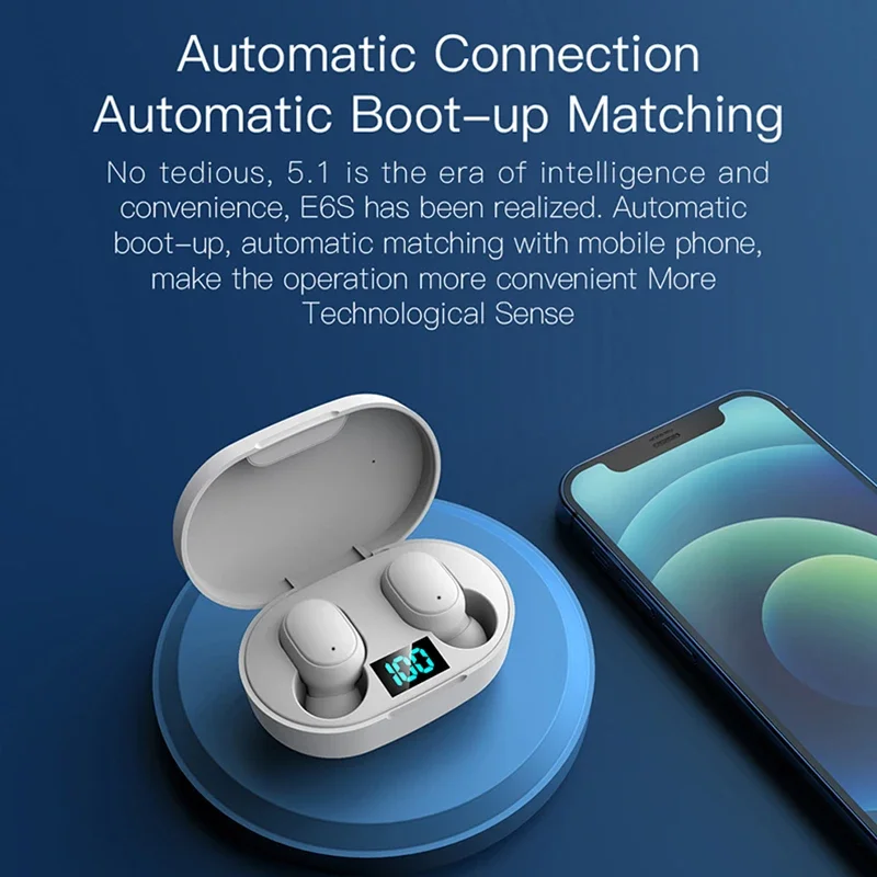 2026年売れ筋TWS E6S Fone Bluetooth - Bluetooth Headset On Ear のレビューと価格