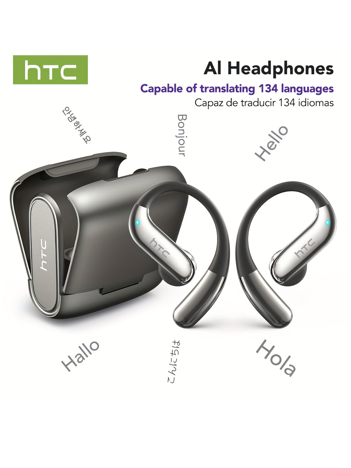 オープンイヤー Bluetooth ヘッドフォン HTC 3 - Noise Cancelling Headphone のレビューと価格