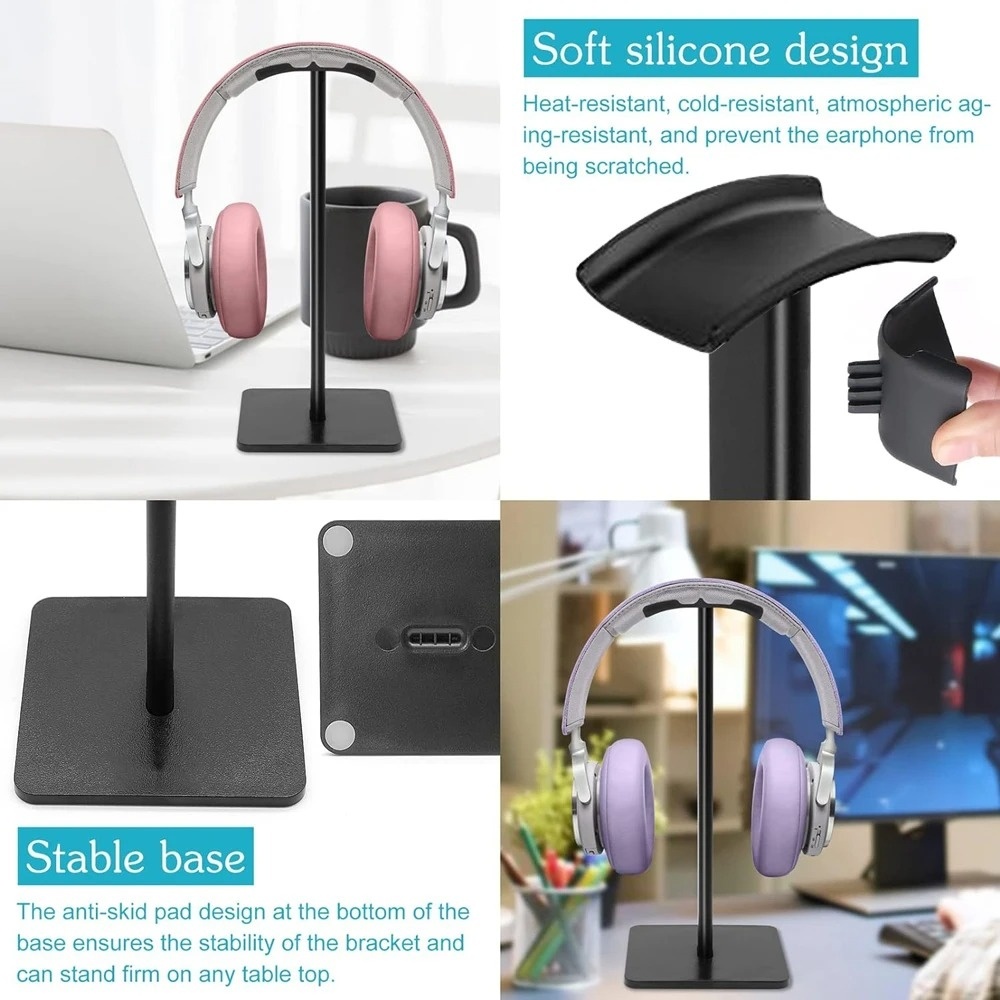 ヘッドフォンスタンド デスクトップヘッドセットホルダー -  - Headphone Stand Desk のレビューと価格