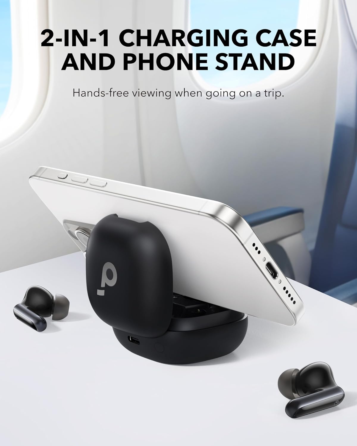 アダプティブノイズキャンセリングイヤホン、60時間再生、2- - Noise Cancelling Headphone のレビューと価格