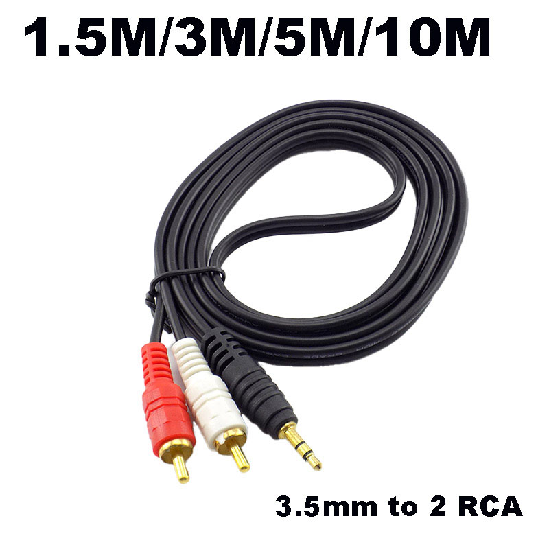 長さ1.5m、3m、5m、10m、3.5mmオスジャック-A - Cable Extension 3.5 のレビューと価格