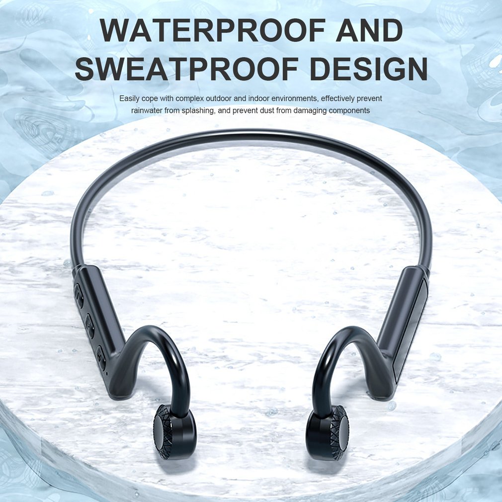 骨伝導イヤホンワイヤレス Bluetooth ヘッドセット防 - Sports Earphone Hook のレビューと価格