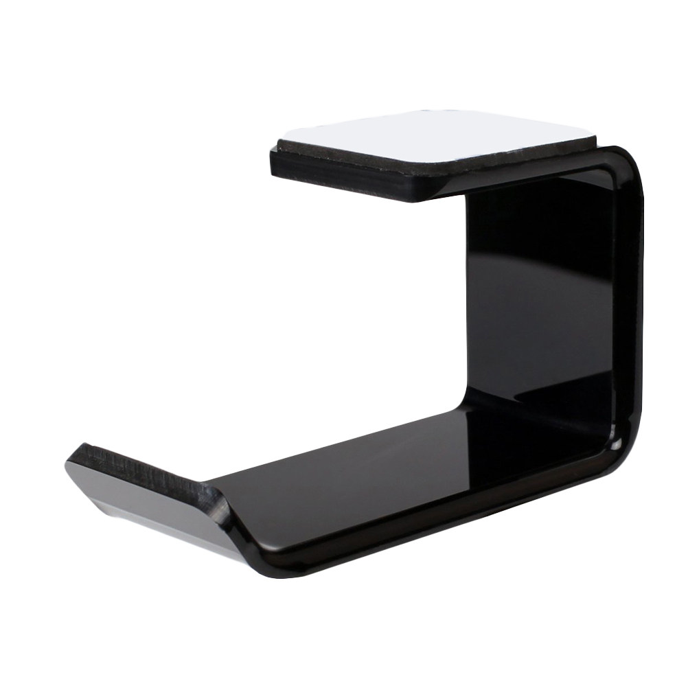 回転式ヘッドホンハンガー ブラック プレミアム イヤホン吊り - Headphone Stand Desk のレビューと価格