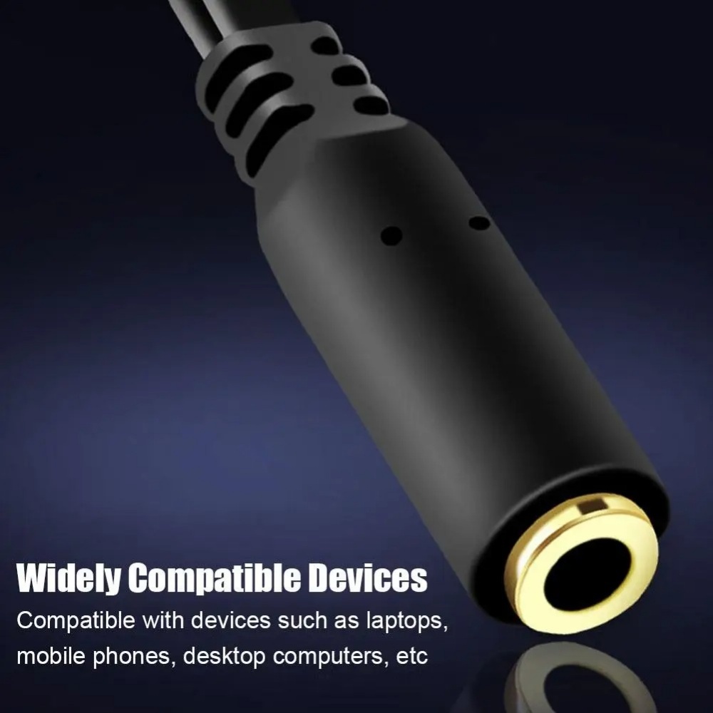 3.5 ミリメートルヘッドフォンマイクオーディオスプリッター - Audio Splitter Y のレビューと価格