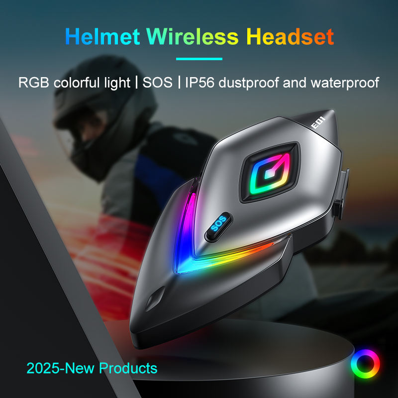 新製品オートバイライダーヘルメットヘッドセットオンイヤーワイ - Bluetooth Headset On Ear のレビューと価格