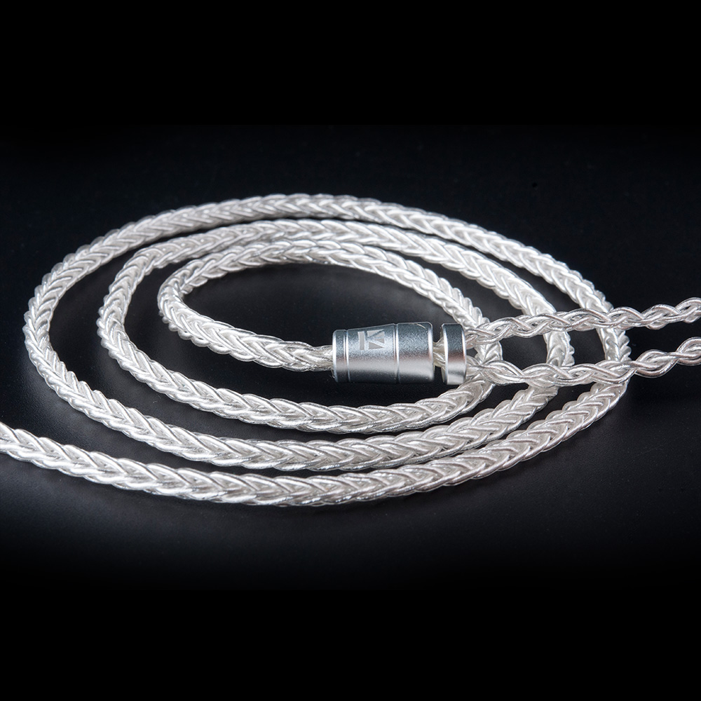 KBEAR 8 コアアップグレードシルバー有線イヤホンケーブ - In Ear Monitor Iem のレビューと価格