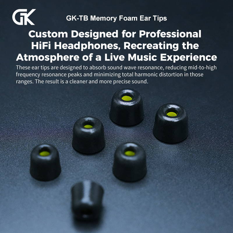 GK-TB 3 ペア (6 個) ノイズ分離快適なメモリーフ - Earphone Foam Tip のレビューと価格