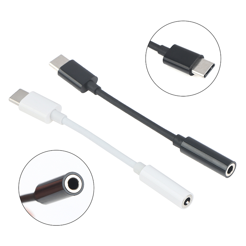 Type-C - 3.5mm AUXジャックイヤホンオーディ - Earphone Splitter Jack のレビューと価格
