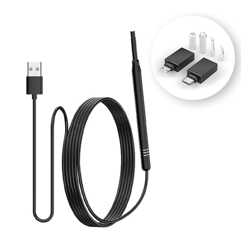 耳掃除内視鏡カメラ 3in1 マイクロ USB タイプ C  - Usb C Earphone のレビューと価格