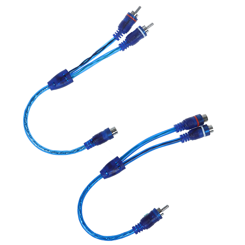 車の MP3 オーディオ RCA Y スプリッター ケーブル - Audio Splitter Y のレビューと価格