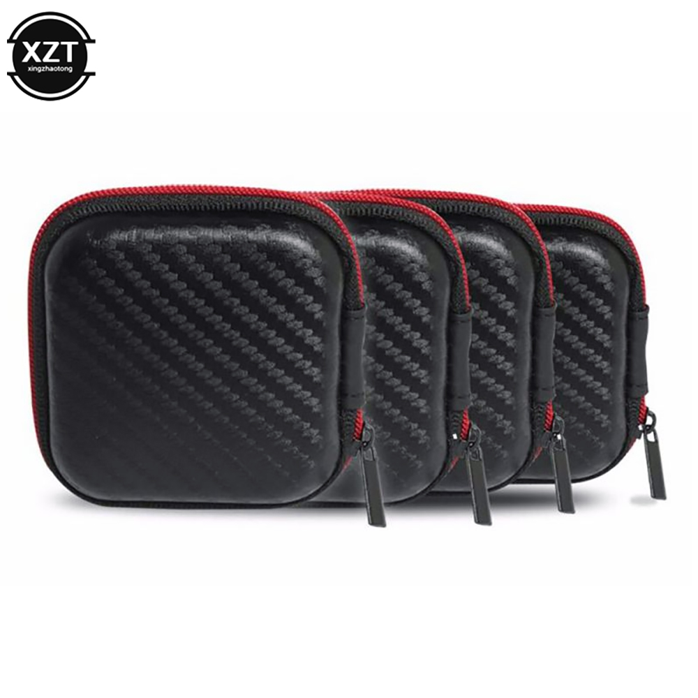マイクとケース付きの正方形のジッパー式ヘッドセット,SDカー - Headphone Case Hard のレビューと価格