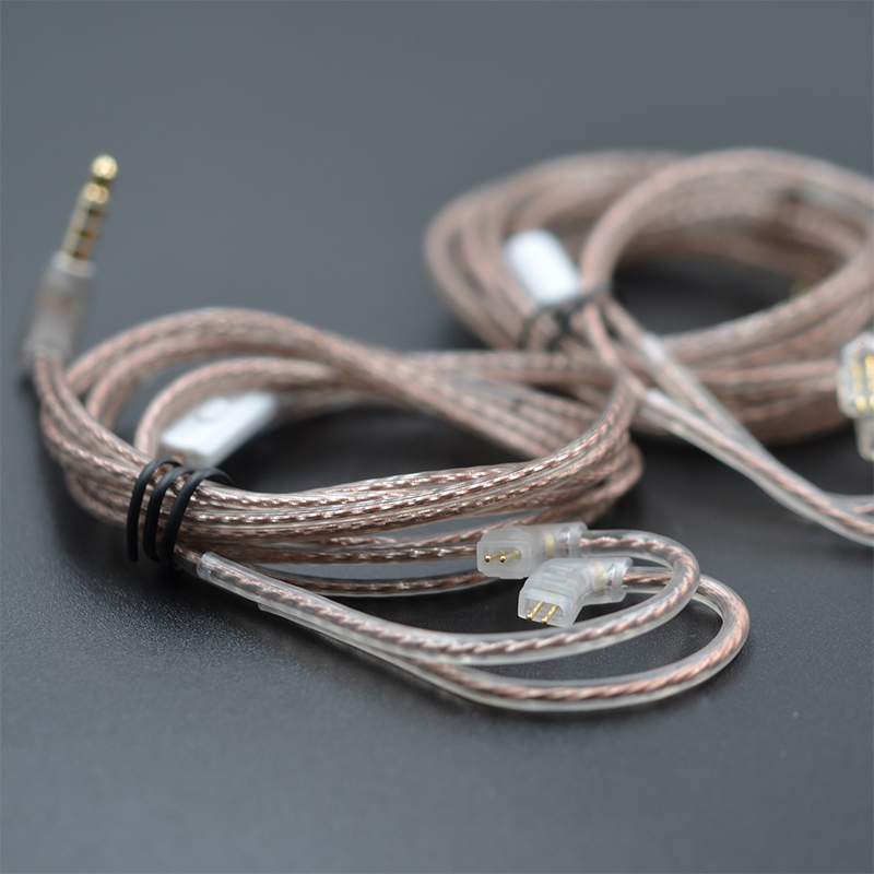 オリジナルKZイヤホンケーブル 無酸素銅線 マイクオプション - Wired Earphone Mic のレビューと価格