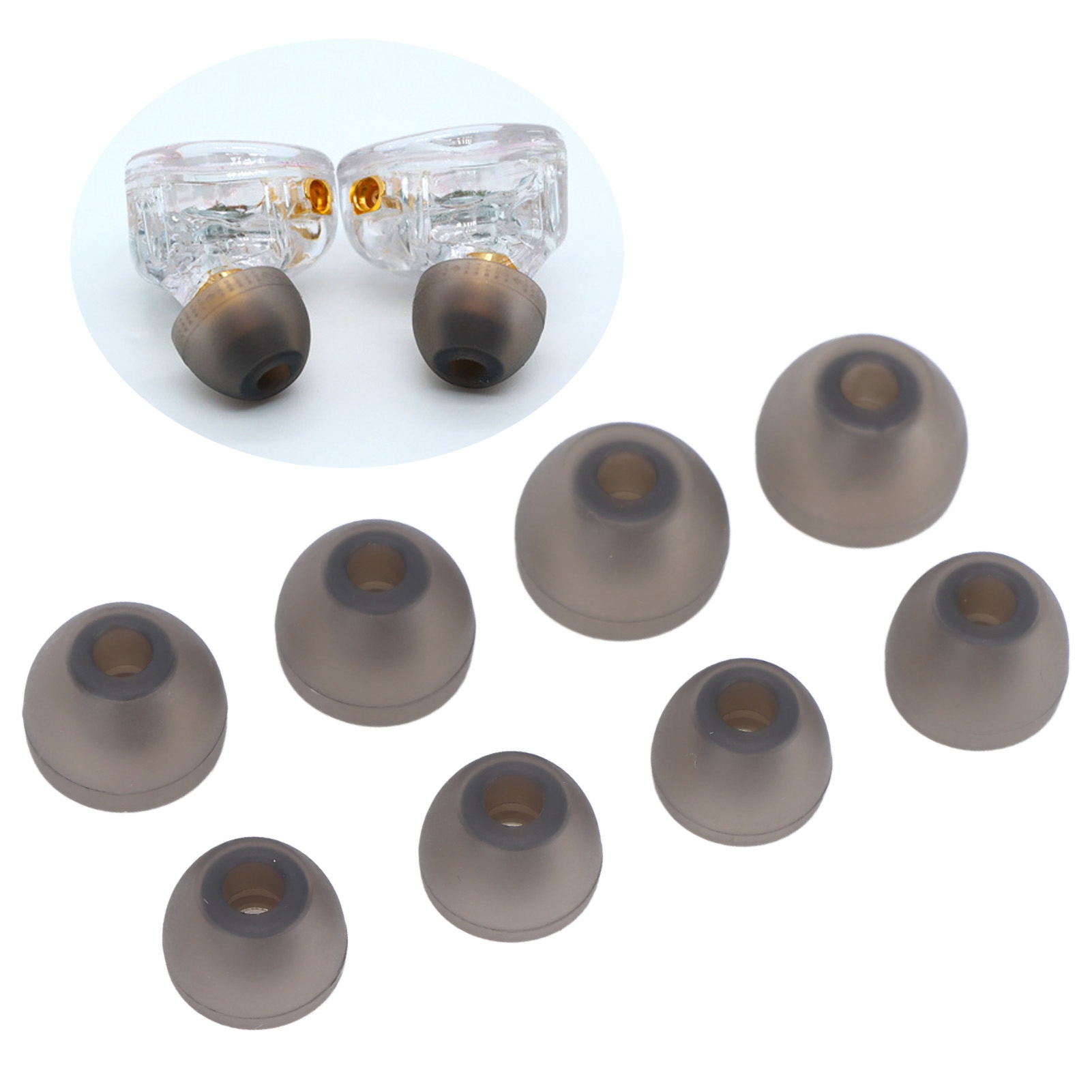 シリコン製イヤーチップ交換用ノイズリダクション快適イヤーチッ - Silicone Ear Tip Replacement のレビューと価格