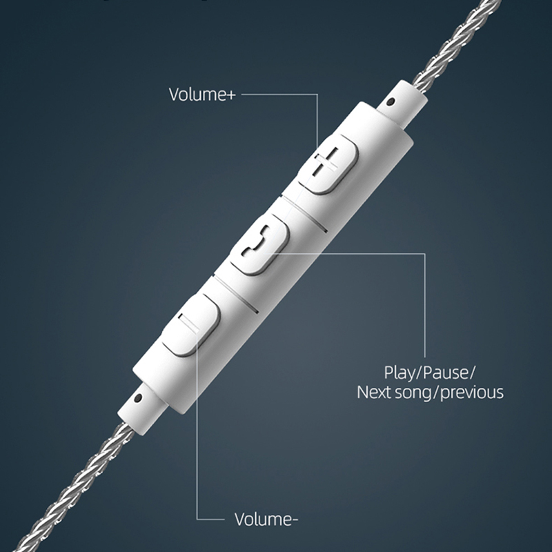 新しい 7.1 HIFI 銀メッキアップグレード有線ヘッドフ - Wired Earphone Mic のレビューと価格