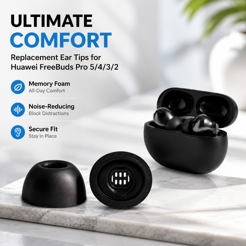 三層メモリーフォームイヤーチップノイズアイソレーションイヤー - Earphone Foam Tip のレビューと価格