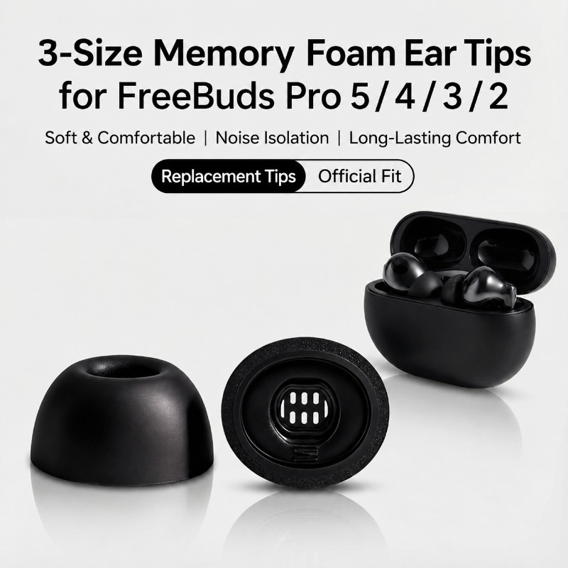 三層メモリーフォームイヤーチップノイズアイソレーションイヤー - Earphone Foam Tip のレビューと価格