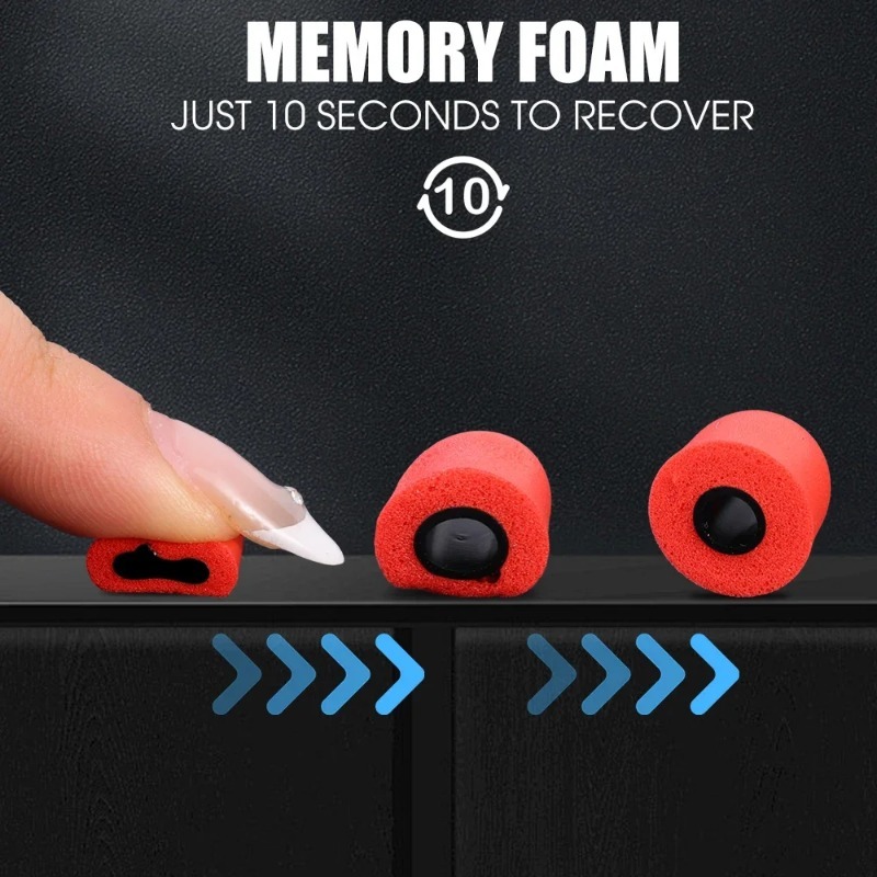 イヤーチップ メモリーフォームスポンジ 4.5mm インイヤ - Earphone Foam Tip のレビューと価格
