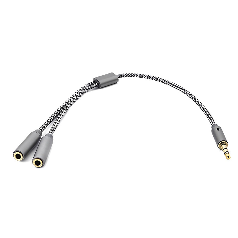 イヤホン用Yジャックオーディオスプリッター、オスからメス2個 - Audio Splitter Y のレビューと価格