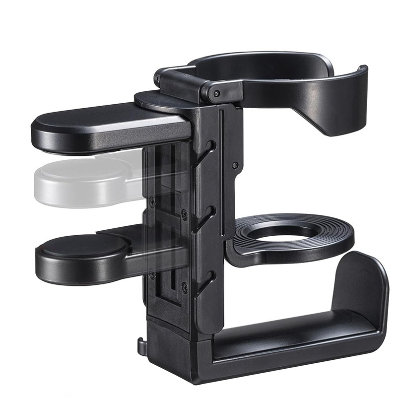 デスクカップホルダー、ヘッドホンハンガーホルダー付き、回転ス - Headphone Stand Desk のレビューと価格