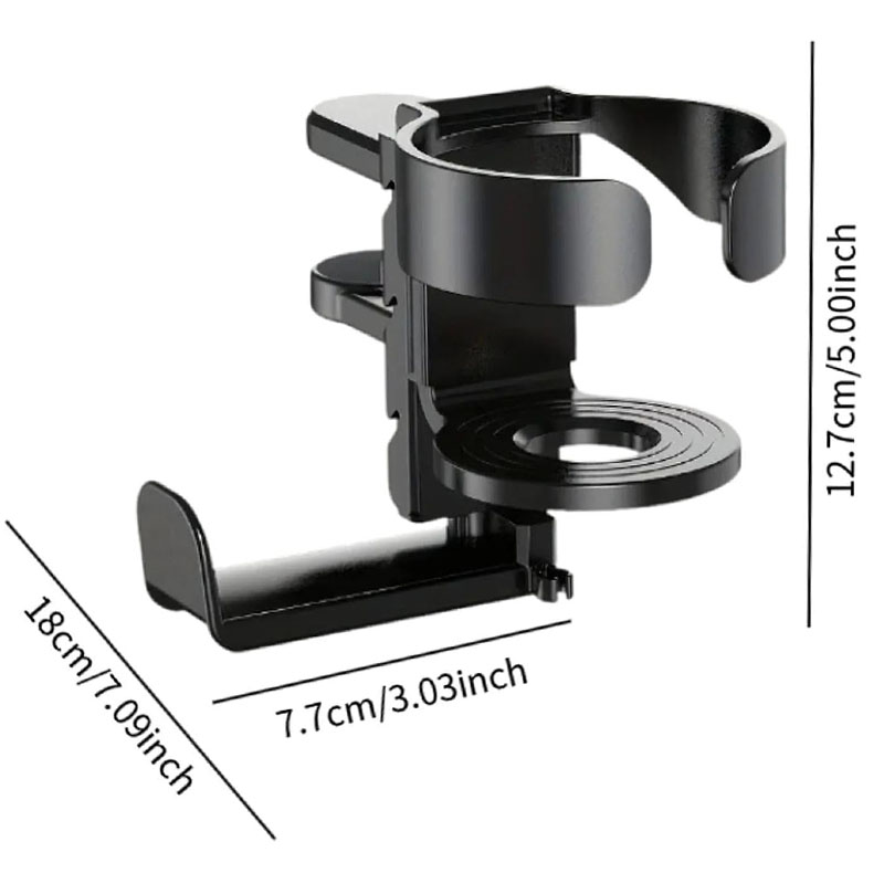 デスクカップホルダー、ヘッドホンハンガーホルダー付き、回転ス - Headphone Stand Desk のレビューと価格