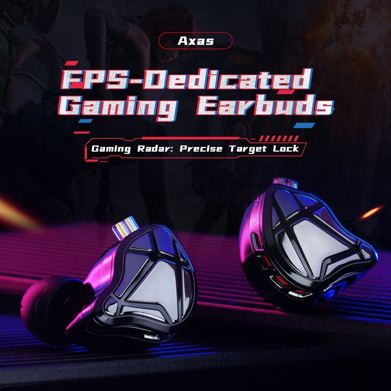    KZ Axas FPSゲーミングIEMヘッドホン プ - Audiophile Headphone Wired のレビューと価格